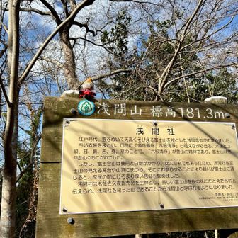 浅間山を通過🐾🐾
低山で登りやすいお山なのか
たくさんの人がいました