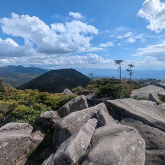縞枯山展望台からの景色