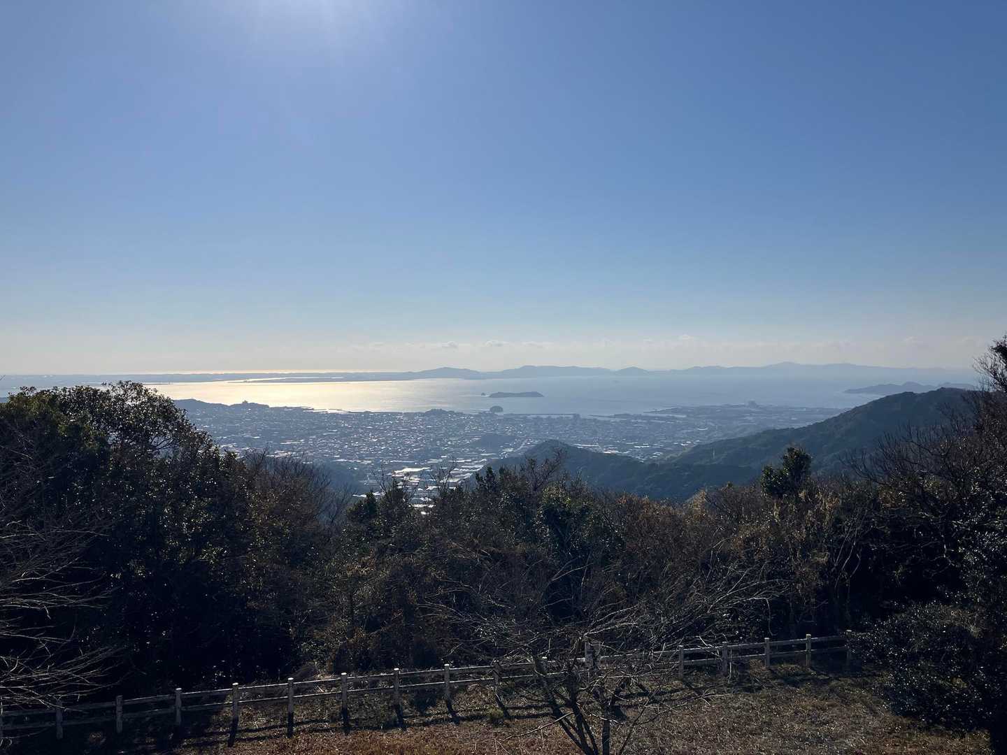 三河湾が見渡せます
