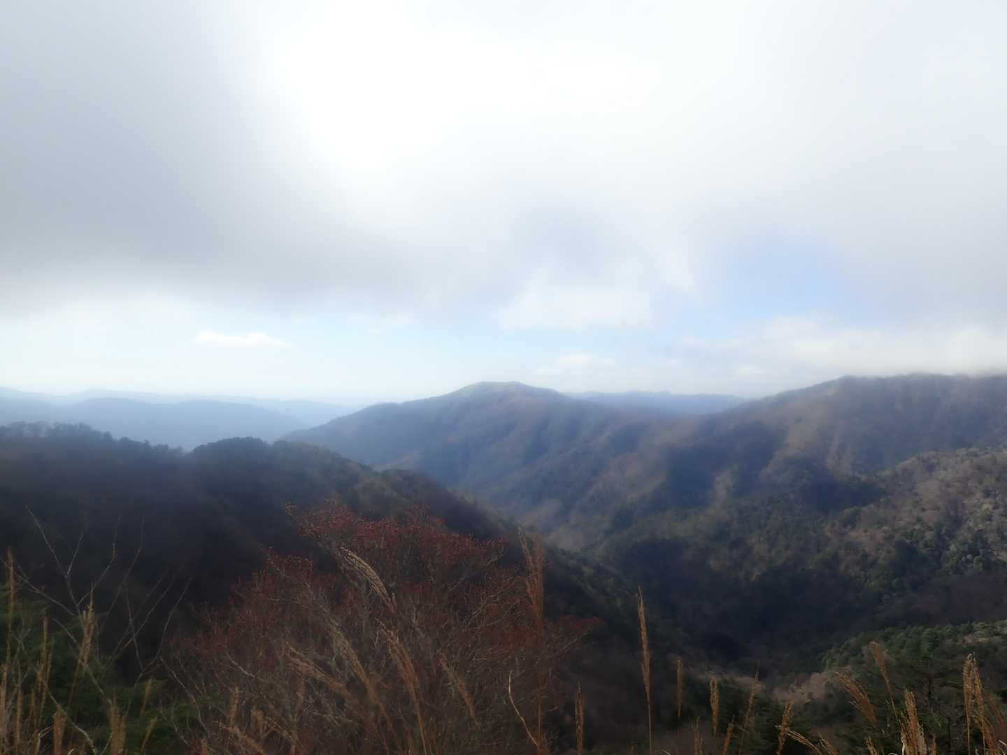 白髪山-カヤハゲ-三嶺 往復コースの写真