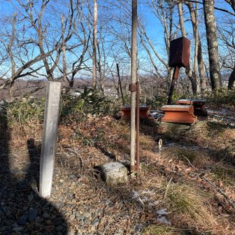 二座目　広尾の丸山①
四等三角点　大円山
広尾神社⛩️の上の方の円山公園の中に有ります、遊歩道を少し歩きました