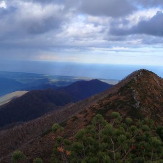 十勝方面と太平洋も見える