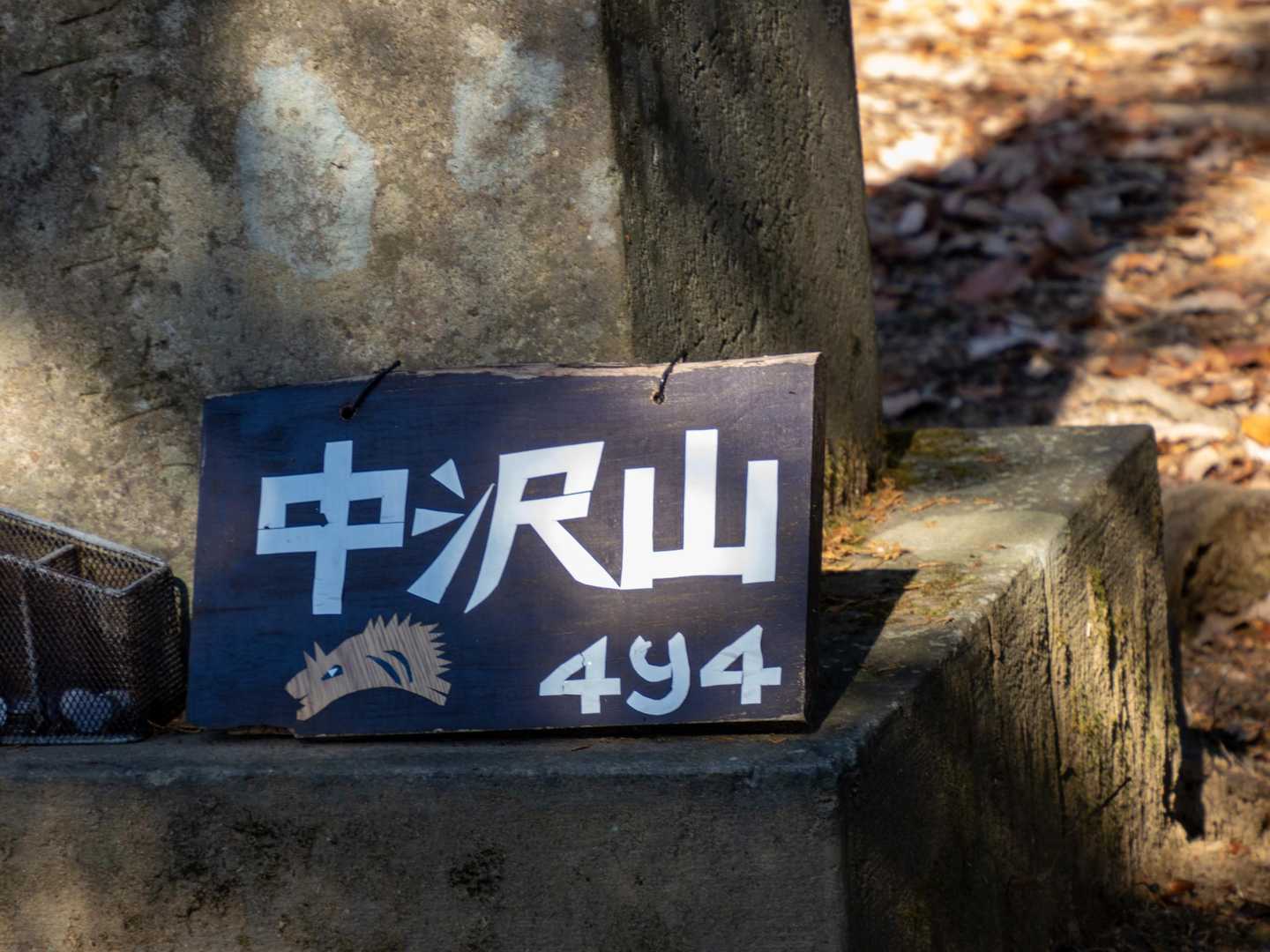 中沢山山頂