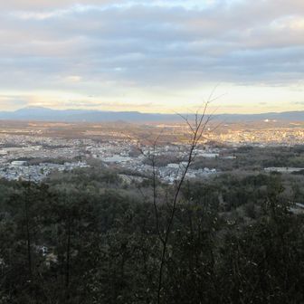 城山→東の方（こっち方面だけ好展望👀）