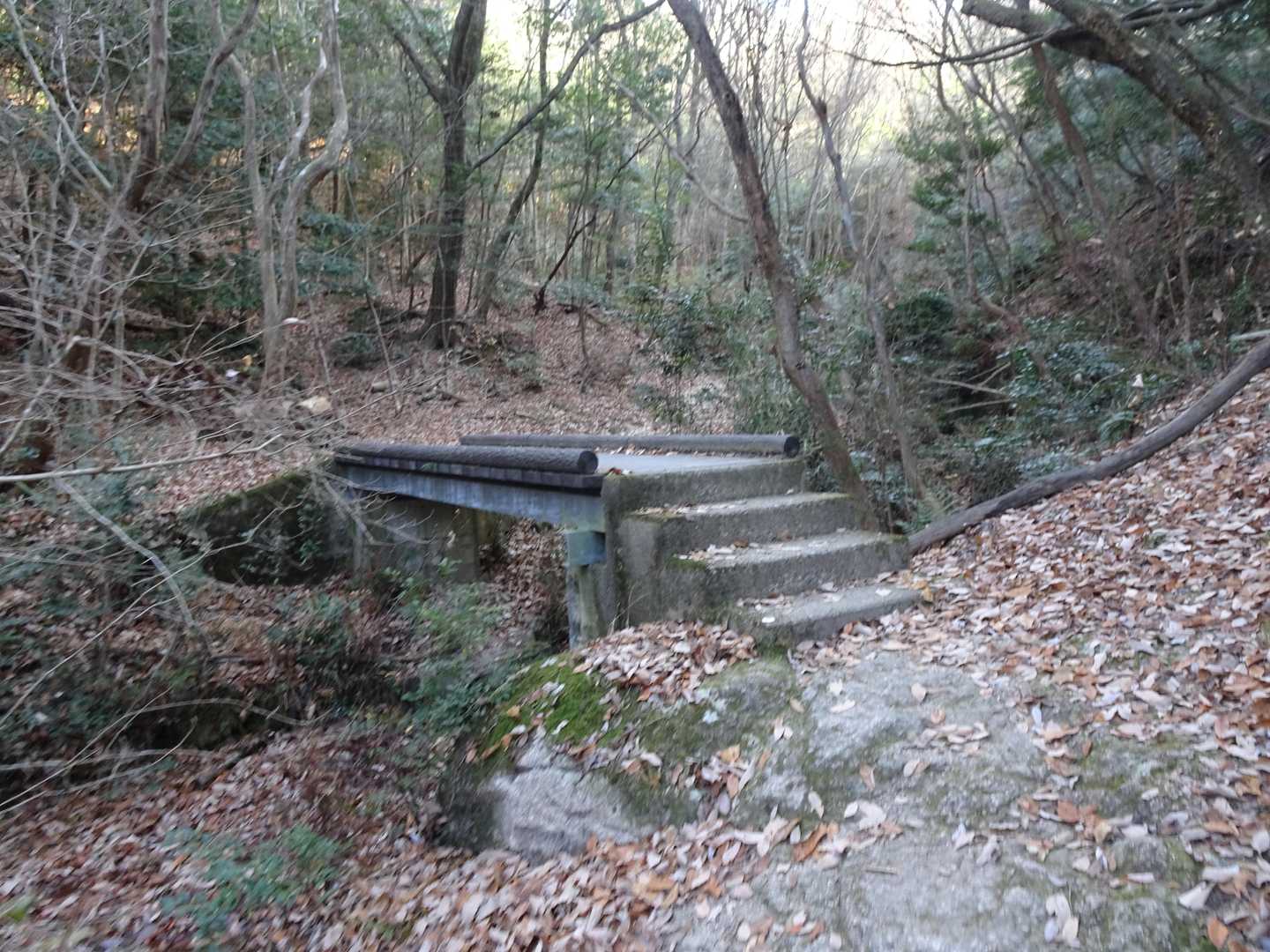 鵯越駅-石井ダム登山口-菊水山-鈴蘭台駅 縦走コースの写真