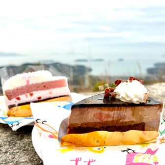 【バースデー＆クリスマス登山】
友人が運んでくれたケーキ🍰でパーティー🥳

Birthday & Christmas Hike
A friend carried a cake and we had a party!