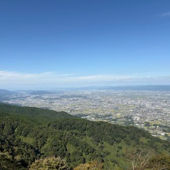 ロープウェイ山頂駅からの見晴らし