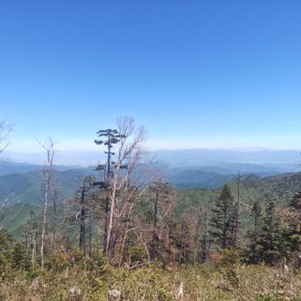 経ヶ岳山頂！浅間山見える！