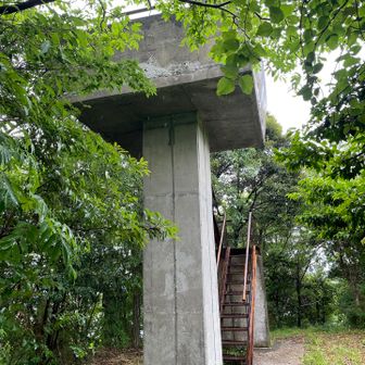 一見頑丈そうな展望台