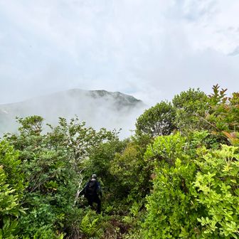 雨が降る前に下山できるかな？
