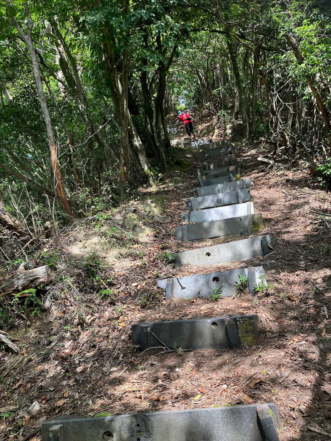 再び急階段💦