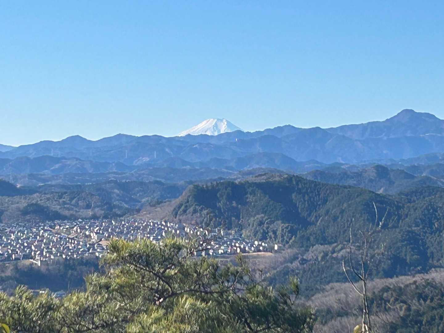 富士山の頭がきれいに見えました🗻