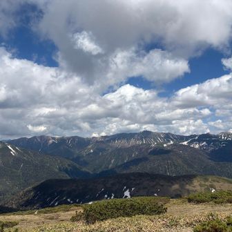 水晶岳、赤牛岳