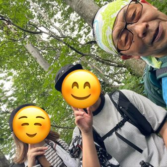 ここまで3人の常連さんとすれ違いましたが、ようやく女性とスライド🎶Mさんとそのお友達でした🎶
