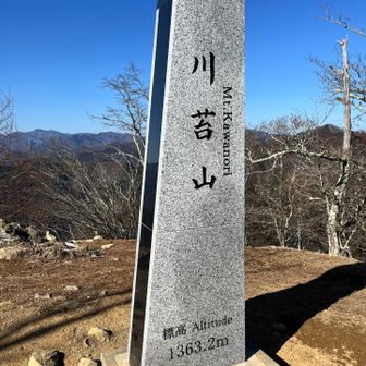 登頂！
この後、鳩ノ巣駅まで下山