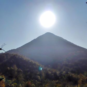近江のダイヤモンド富士🌟に見えるかな？