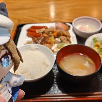 朝早めのバイキング✌️
体力とエネルギーつけなきゃね！