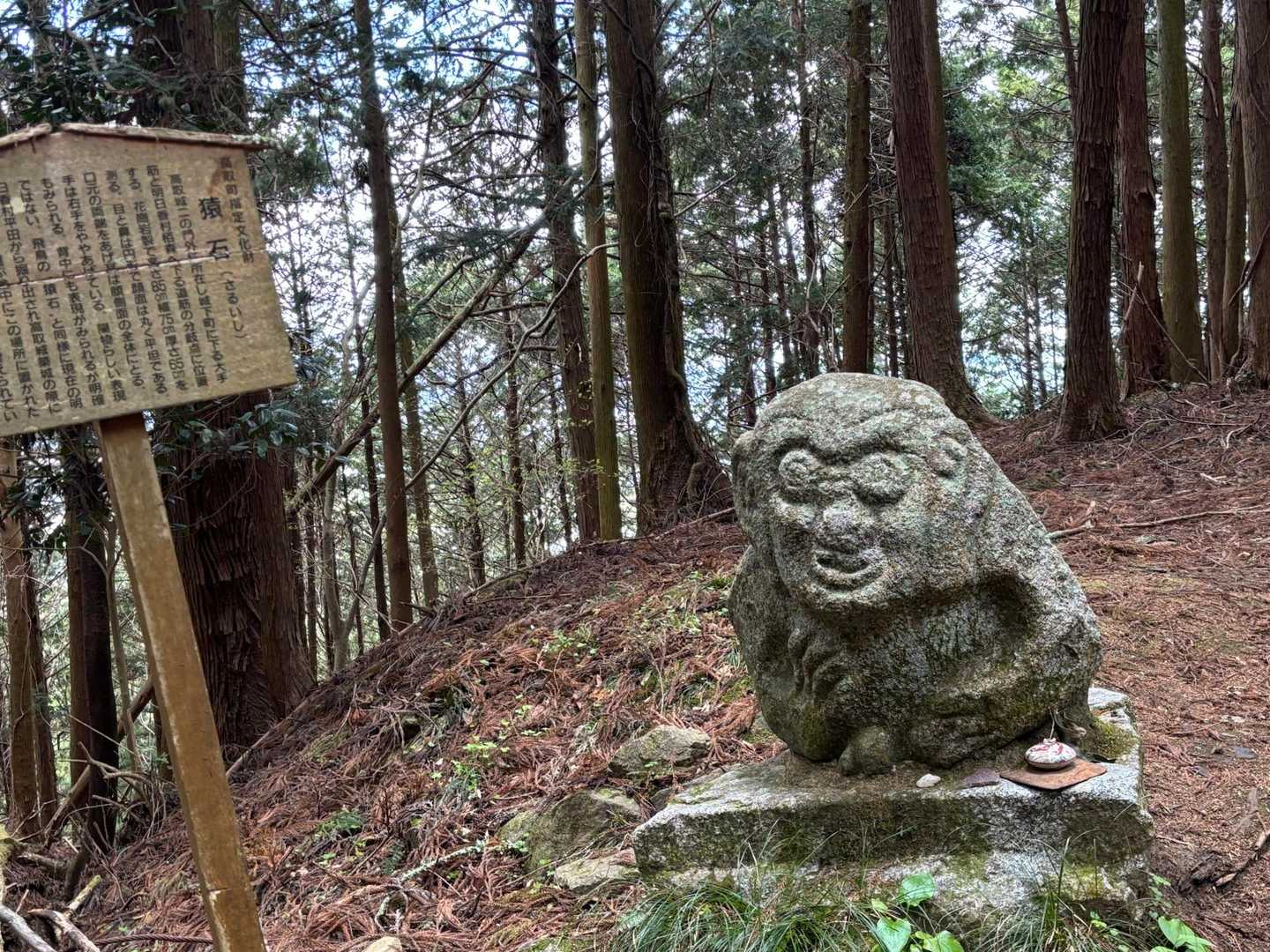 猿石。
