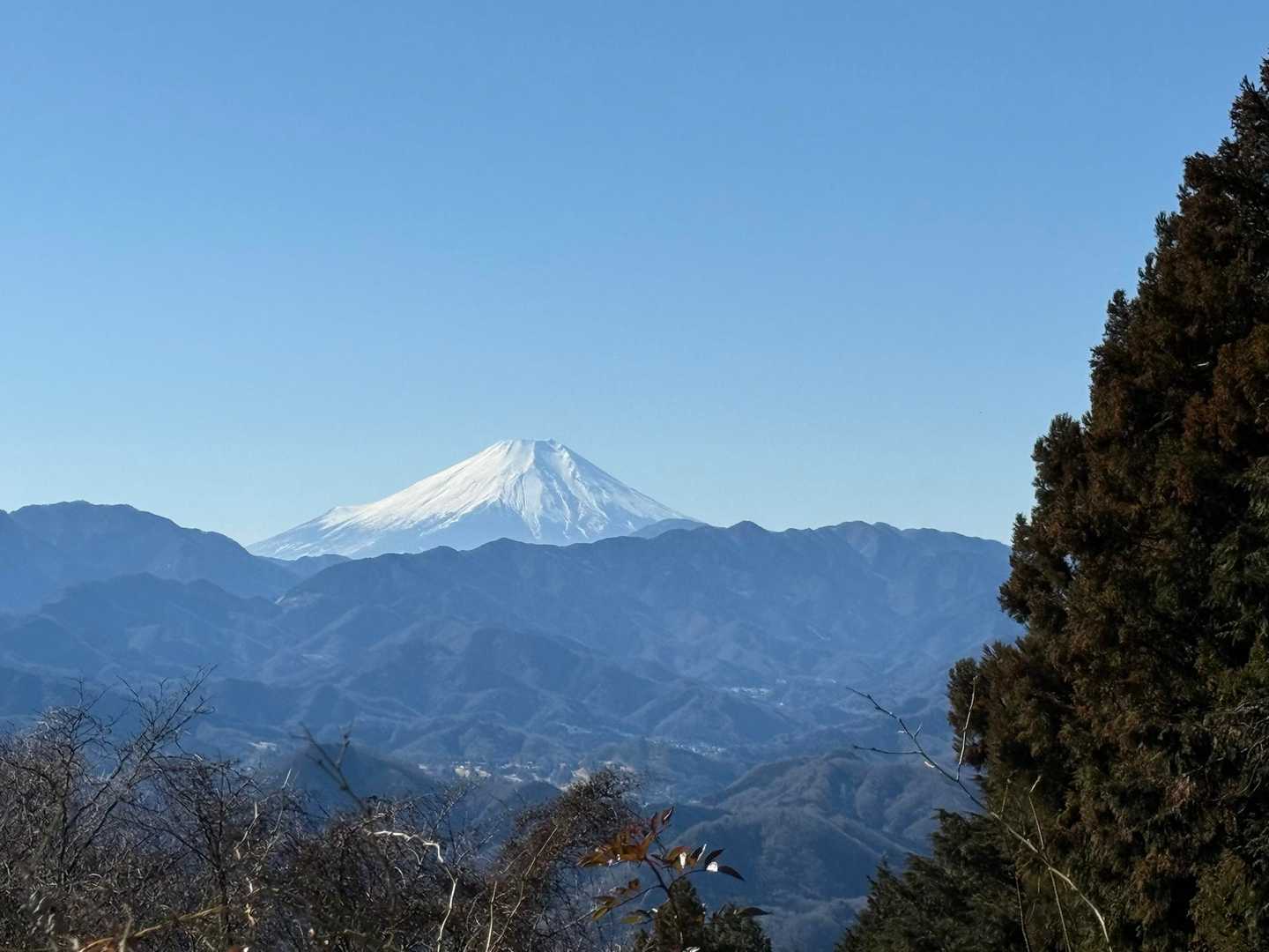 奥高尾縦走コース（陣馬山-堂所山-景信山-小仏峠-城山-高尾山）の写真