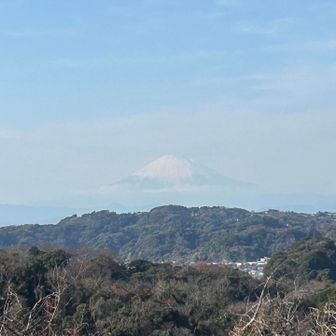 関東の富士見百景のビューポイントから🗻