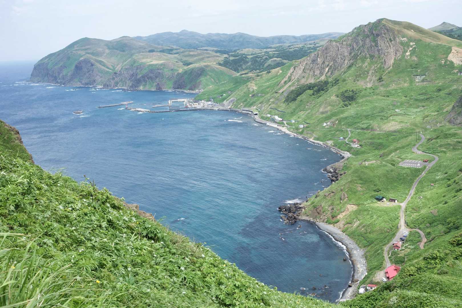晴れていれば礼文ブルーが見れそうなところ