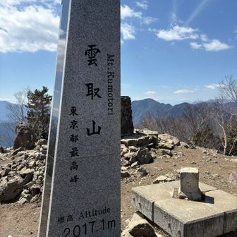 東京側の山頂標識(かっちょいい)(都民の血税)(いくらでも払う)
