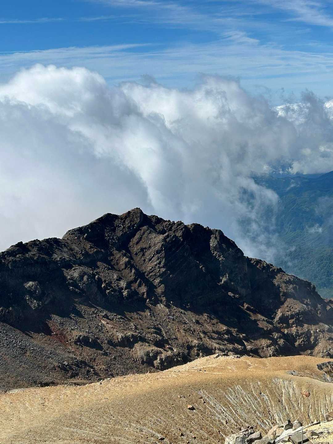 田の原登山口-王滝頂上-御嶽山 往復コースの写真