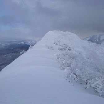 山頂よりちょこっと高い名も無きピークへ