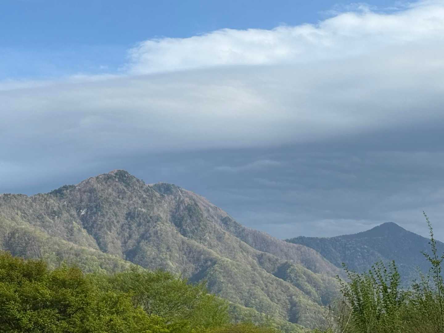 白岩山と雲取山♡結構遠いね〜ここを今シーズンも青息吐息ではありますがクリア出来ました♡