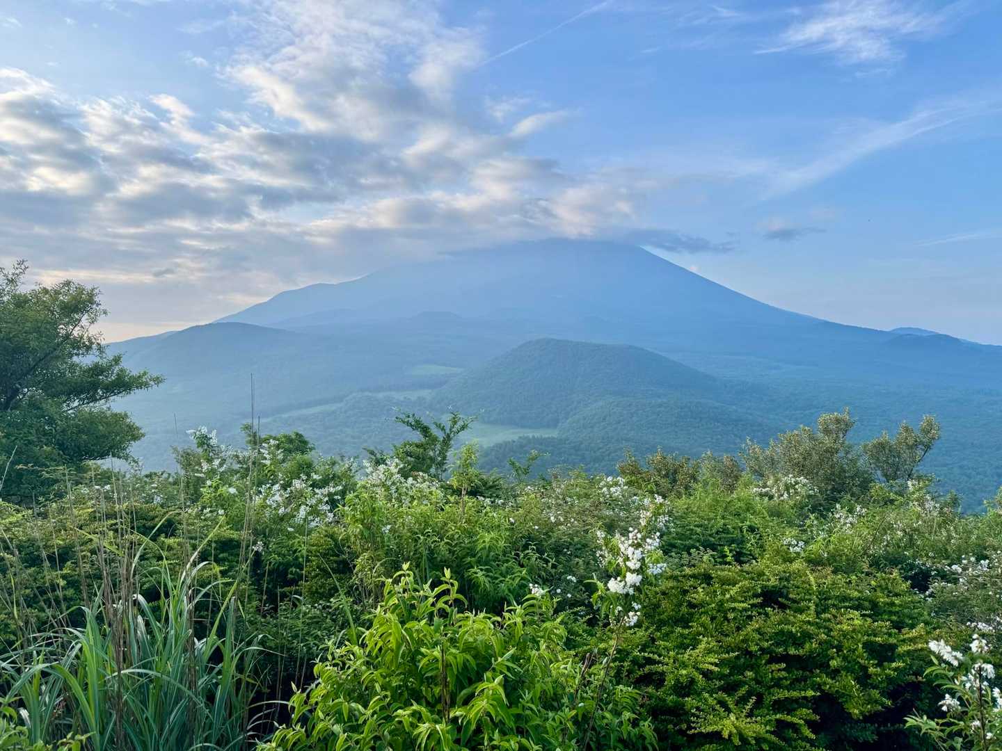 富士風穴-大室山-神座風穴附蒲鉾穴-大室洞穴 縦走コースの写真