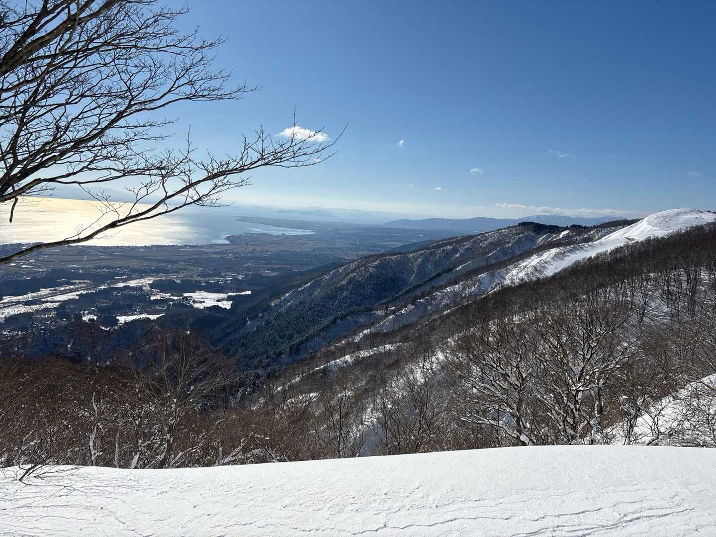 マキノ高原温泉さらさバス停-寒風 往復コースの写真
