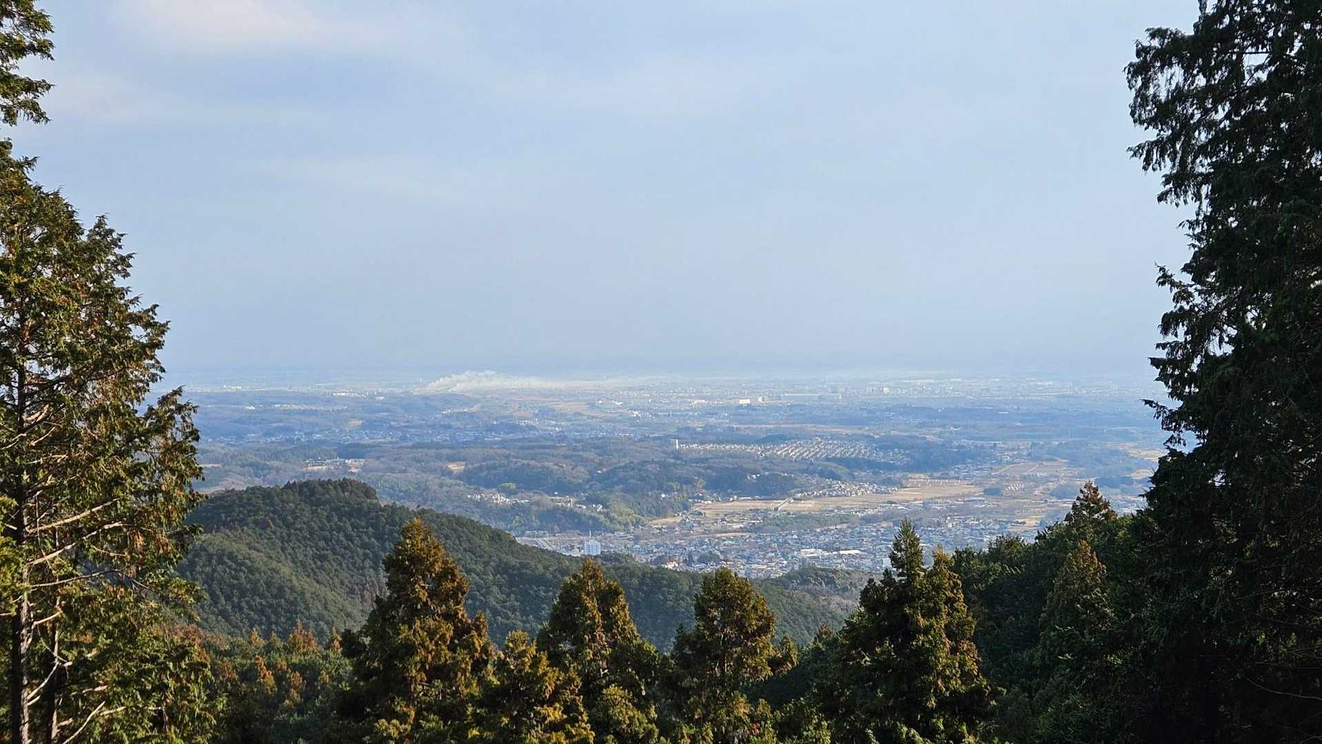 越生駅-大観山-根っこ山-大高取山-桂木山 周回コースの写真