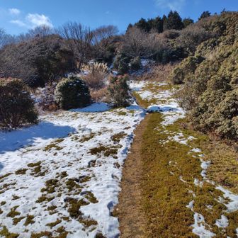 大洞の峰の手前