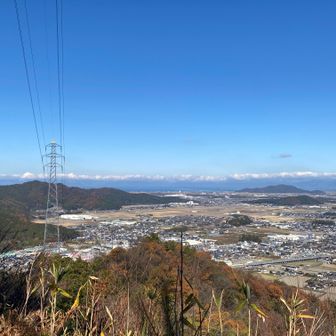 北方向
右奥、琵琶湖の手前は荒神山