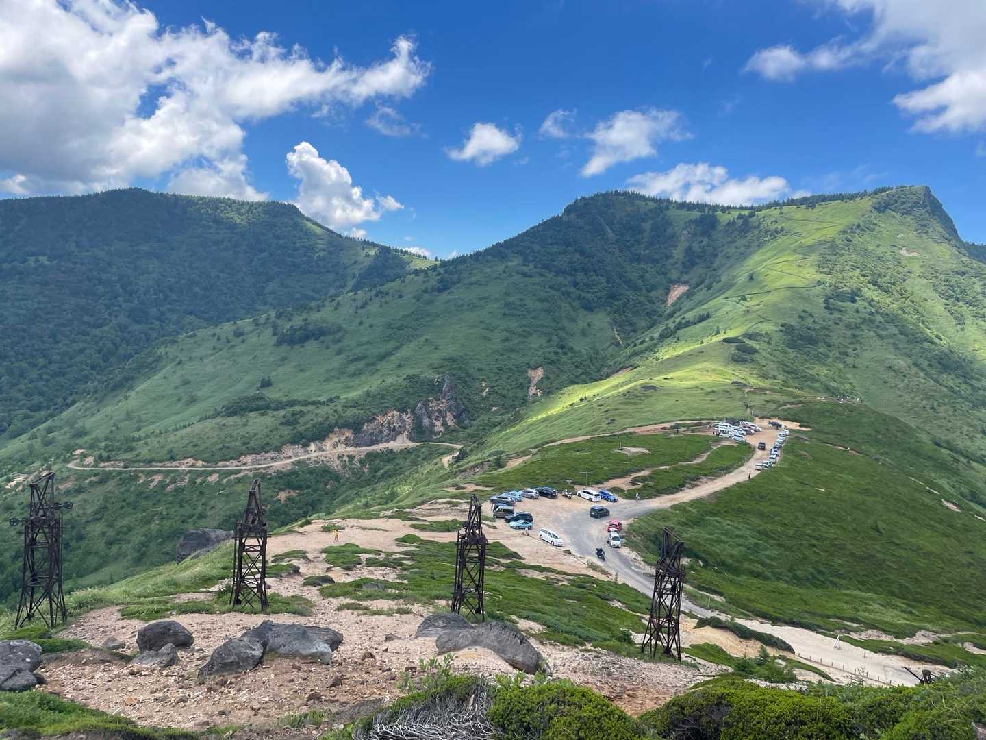 登ってきた破風岳と土鍋山with鉄塔✨