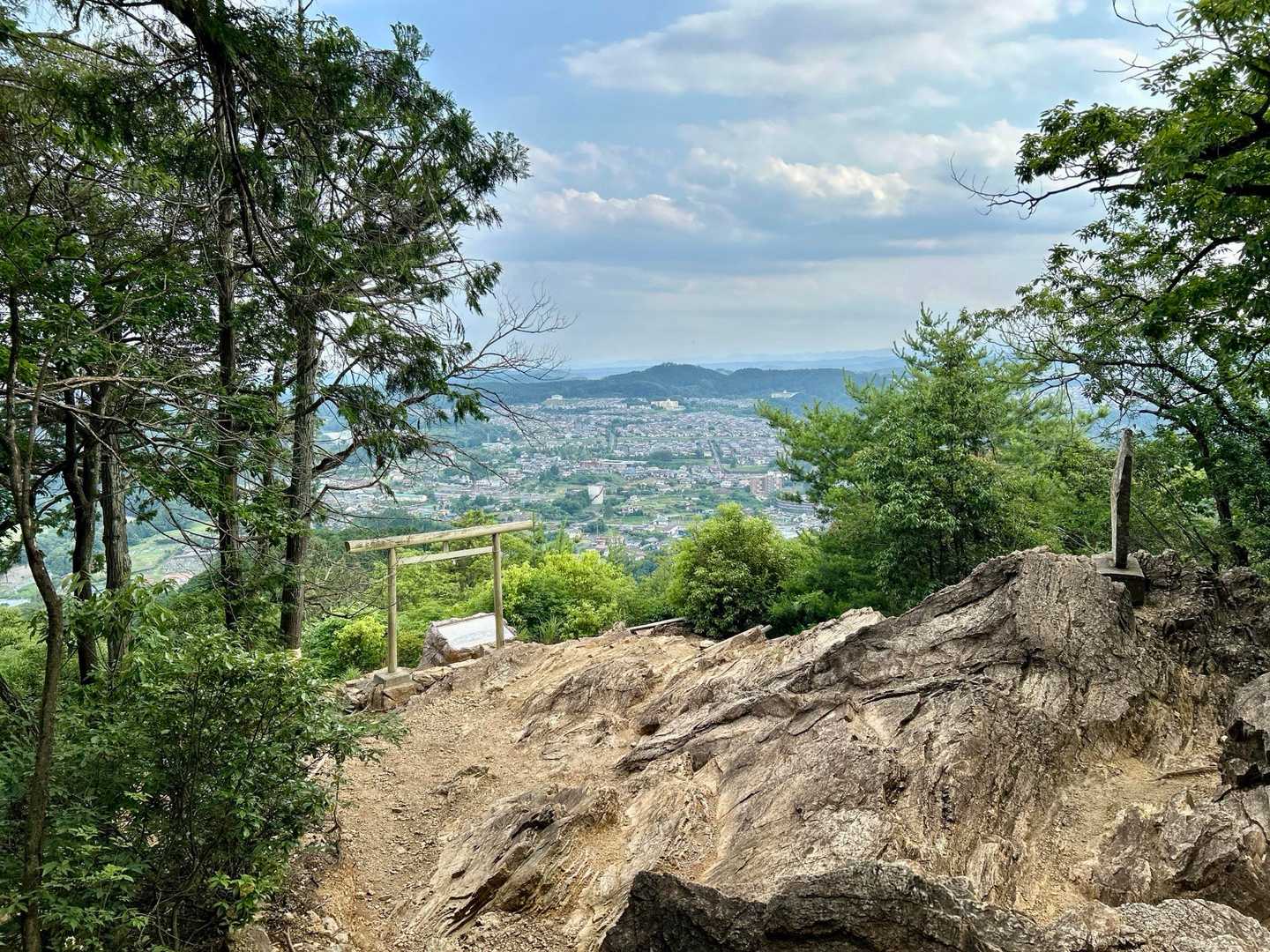 日和田山登山口-金刀比羅神社-日和田山-高指山-小瀬名富士 往復コースの写真