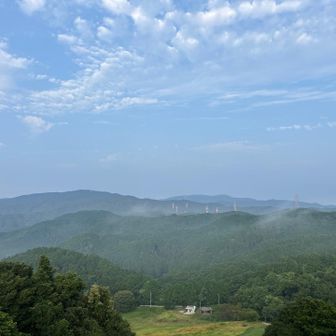 九千部山と脊振山