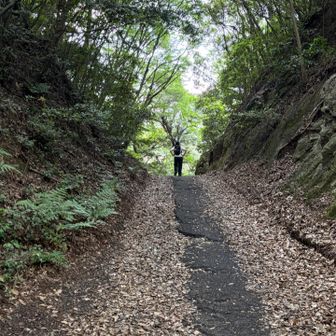 堀割りから出発⛰️