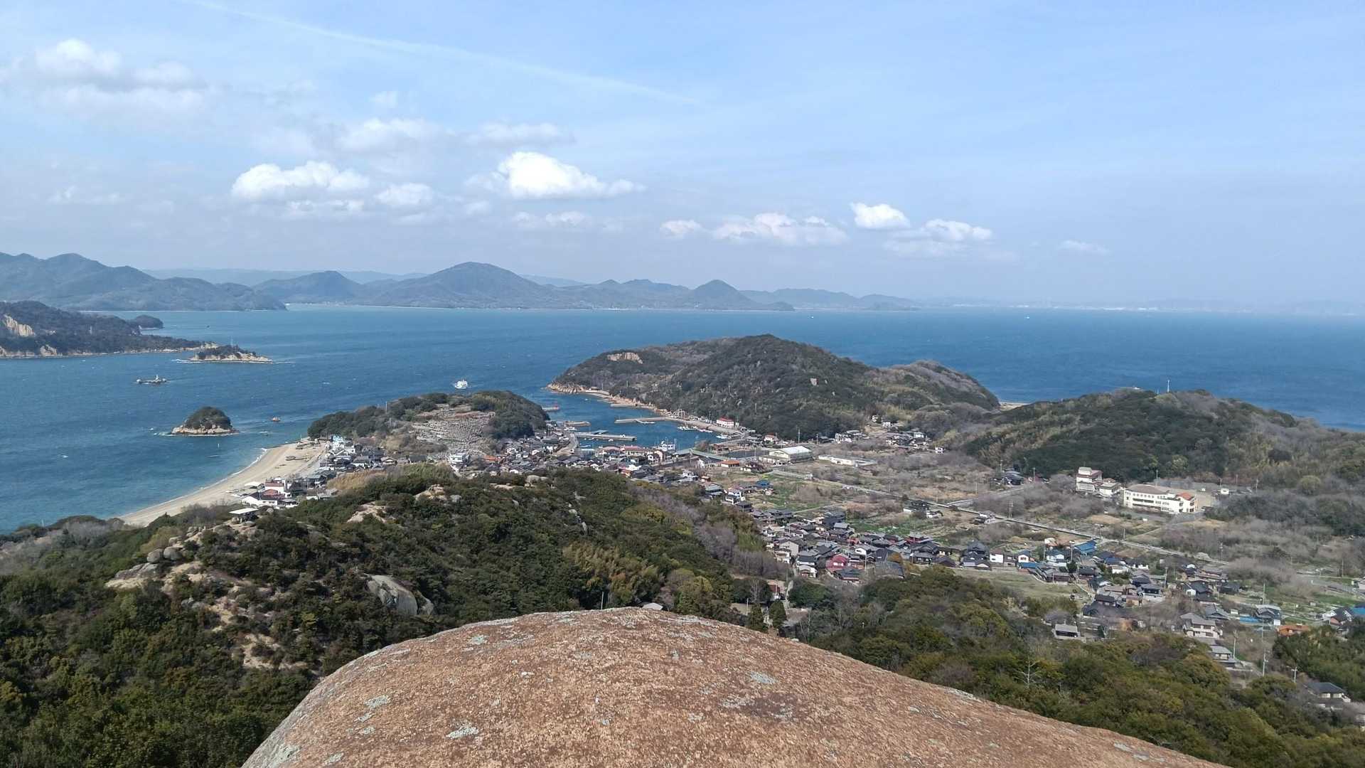 大玉岩に登ってみました😃今日一番のナイスビューです👌