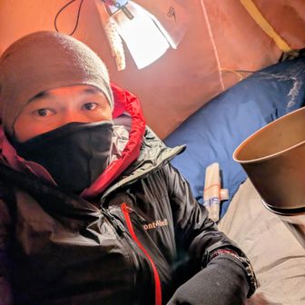 ツェルト泊楽しい😍目楽しく無さそうだけど…