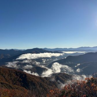 道行山山頂から眺望