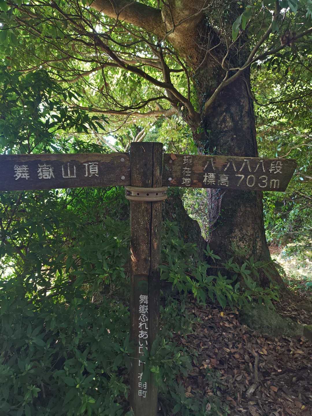 舞岳 往復コースの写真