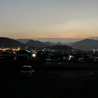 下山時の駐車場からの風景です