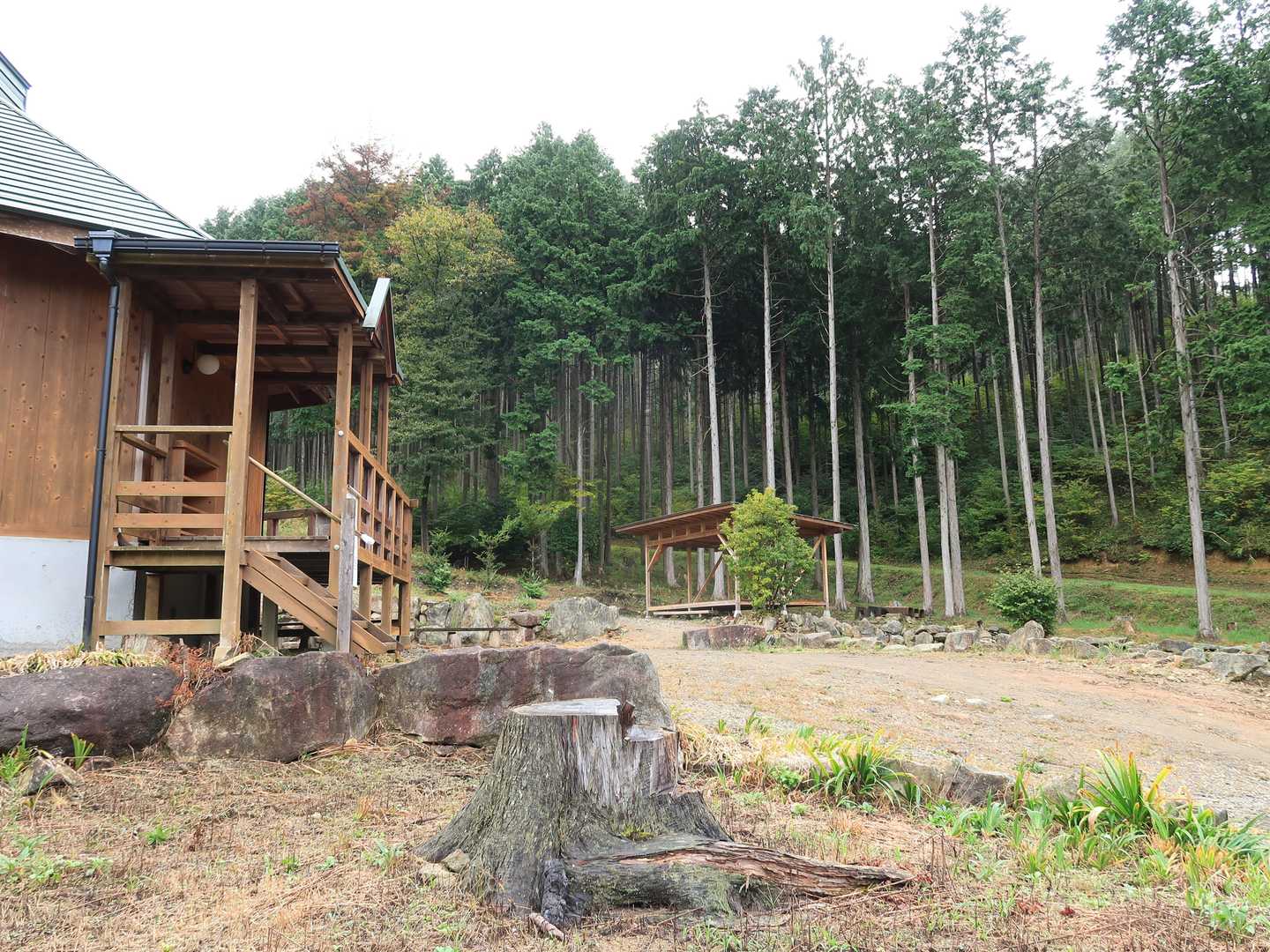 福地いろどり村よりスタート（前日に宿泊しました）
通常は見行山駐車場が使用できます