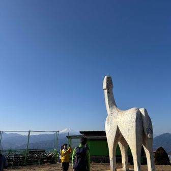 陣馬山までノンストップで4時間44分（ふつーw）

ここもサラっとひと回り見回しただけですぐ折り返し。停車1分w
この辺は休憩無しで歩ける距離が伸びてきて少し成長した感はあるけど、その分余計に疲労が蓄積されるのかな？