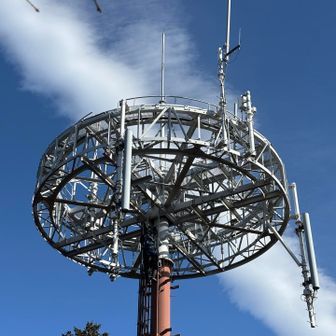 お仕事の方が登っていました