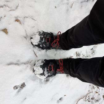 峠でチェンスパ装着