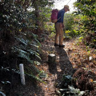 3分ほどで三谷山に到着