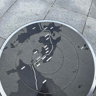 しまなみ海道が描かれている😊