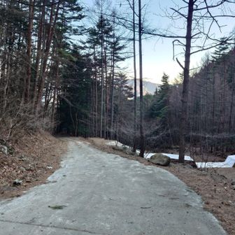 以後はロード歩き